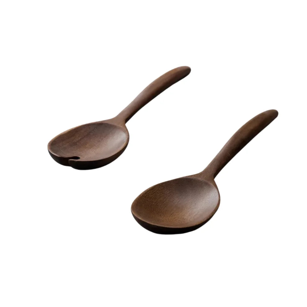 Wooden Kitchen Utensils Set Handcrafted Teak Wood Cooking Tools